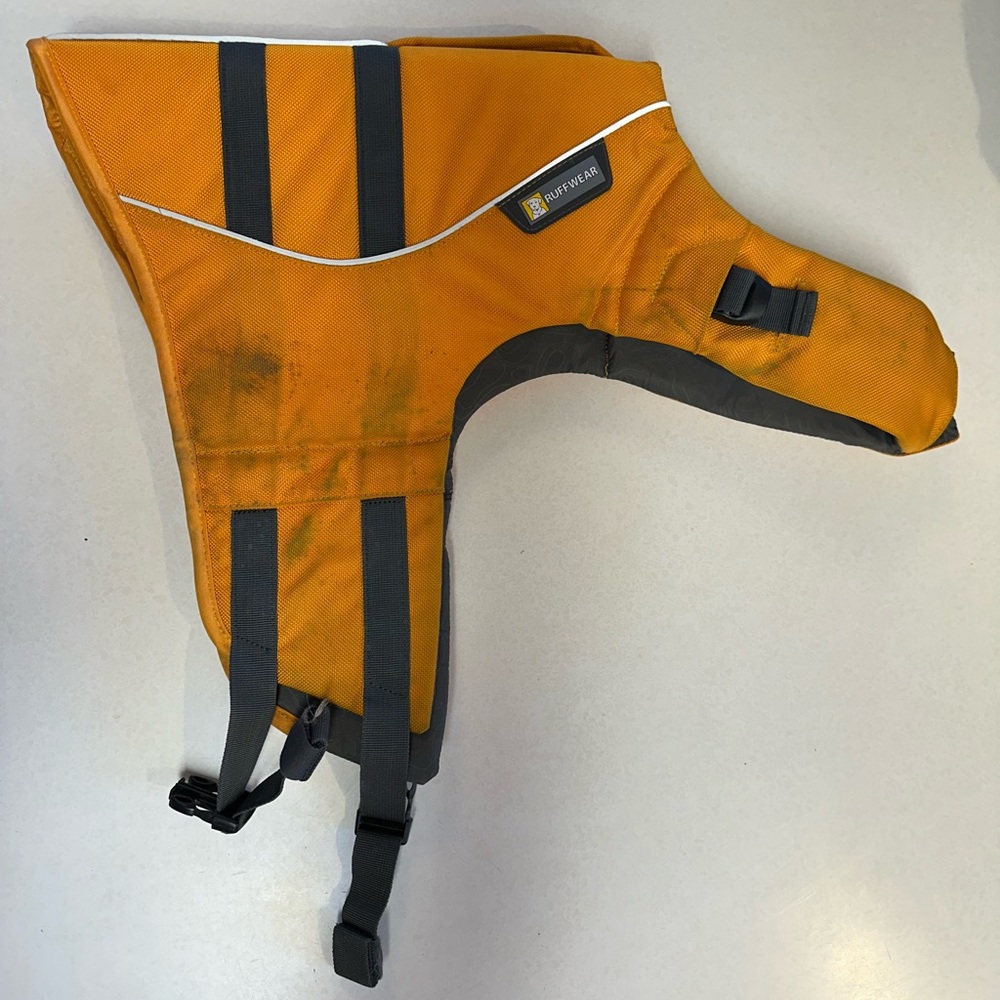 RuffWear Orange Dog Life Jacket - Picture 2 of 4